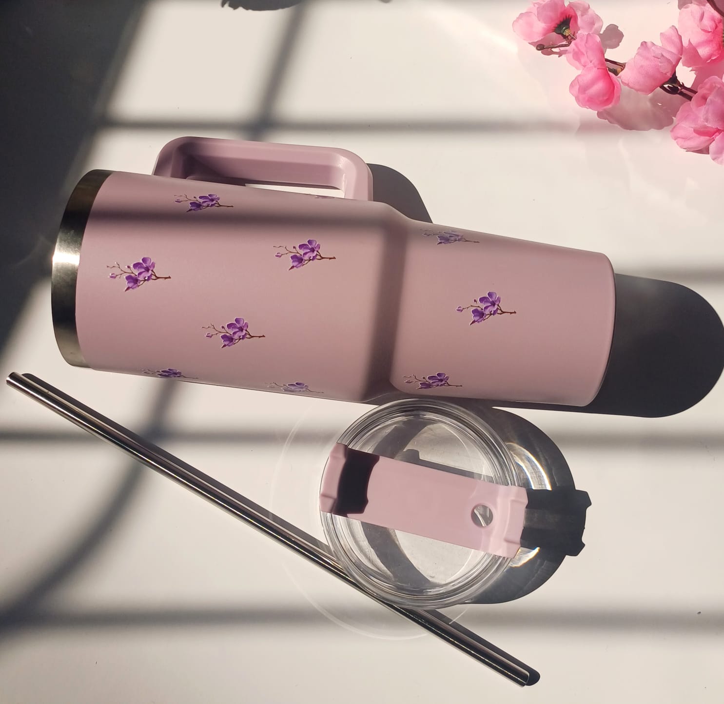 Lavender love - 1200ml Stainless Steel Tumbler