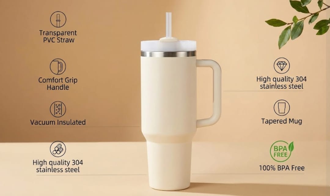 Besticore Sip Tumbler - 1200ml Stainless Steel Tumbler